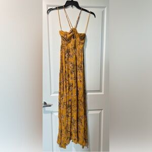 Free People Yellow Maxi Dress